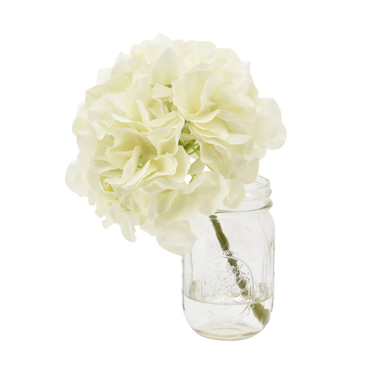Creative Displays, Inc. Hydrangea In Mason Jar Perigold